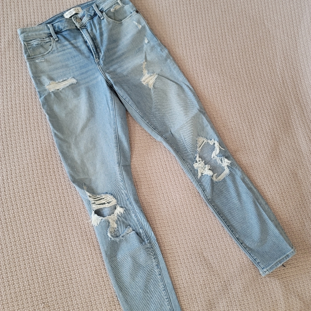 Abercrombie Super Skinny Ankle high rise jeans